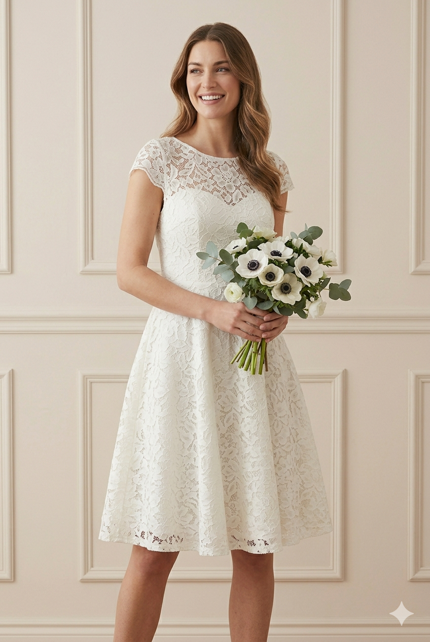 Kurze Standesamt Kleider