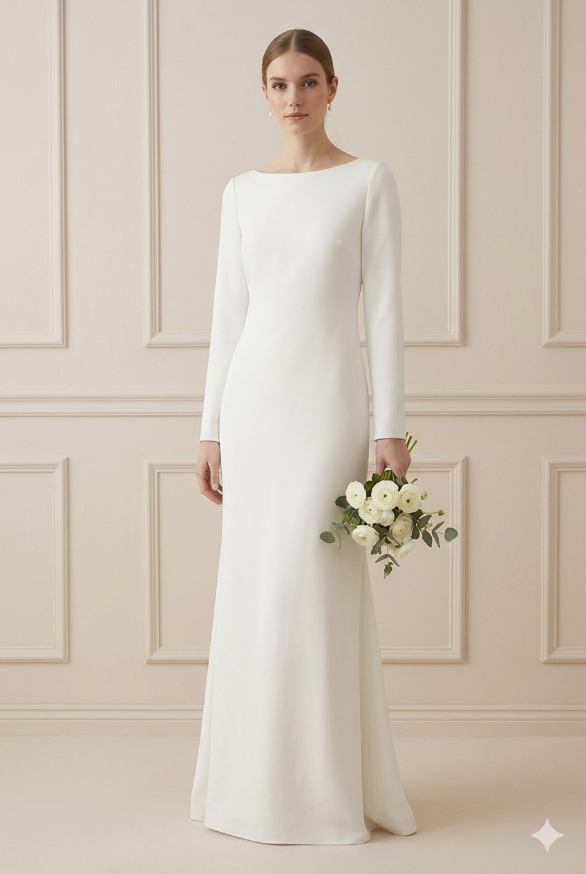 Lange Standesamt Kleider